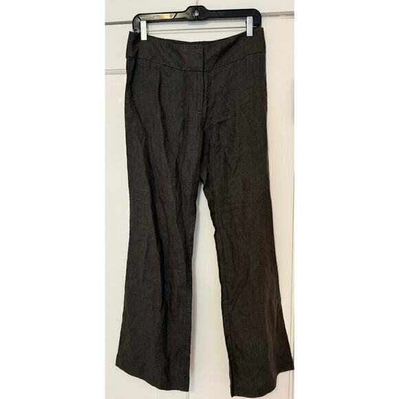 Eileen Fisher Linen Wide Leg Pants Trousers Size 4 (sustainable relaxed fit) - Picture 1 of 5